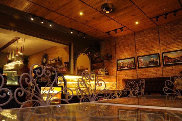 không gian quán like kafe