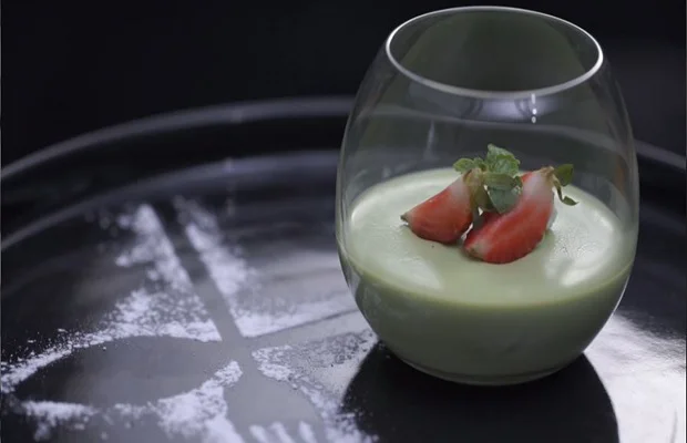 Matcha Custard Pudding