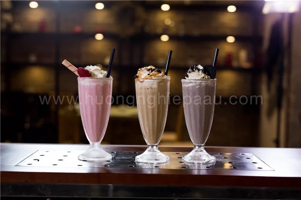 milkshake pha nhiều nguyên liệu