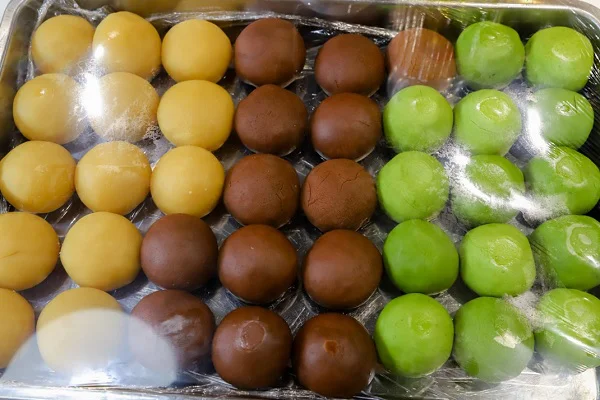 Nhân bánh đã được chuẩn bị sẵn sàng