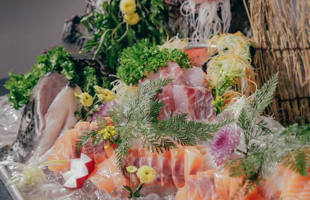 Thành phẩm con thuyền Sashimi