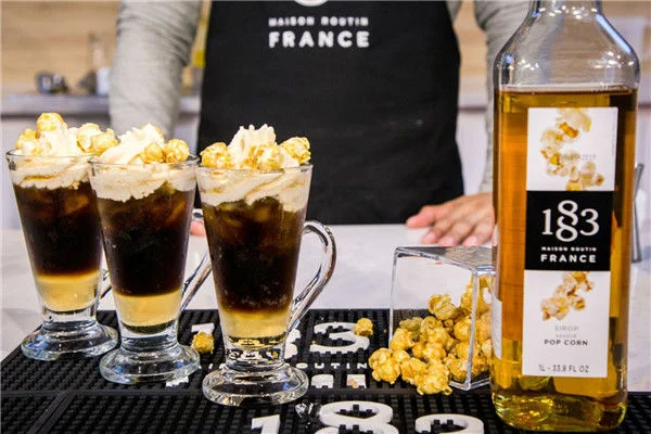 thức uống từ syrup pop corn