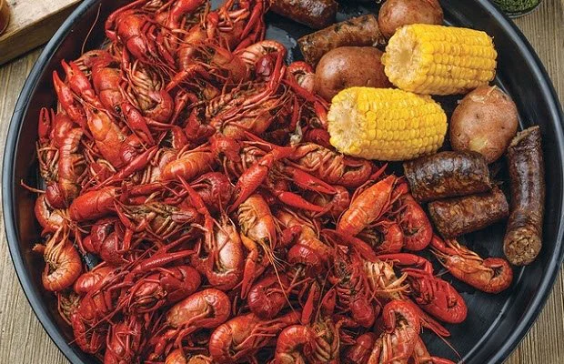 Tôm đá kiểu Cajun