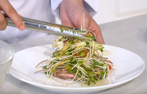 Trình bày rau mầm