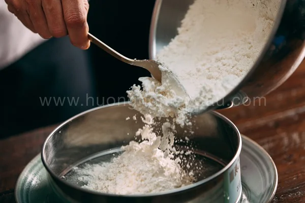 trộn đều với nhau