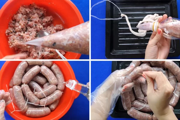 Nhồi thịt bên trong ruột