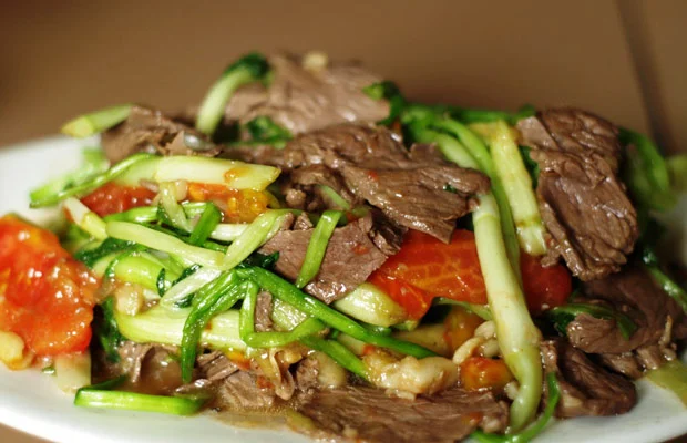 Thịt bò xào chua ngọt