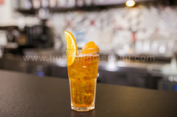 Trà đào mát lạnh dành tặng các bé