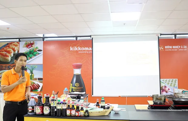 Đại diện Ân Nam Fine Food chia sẻ