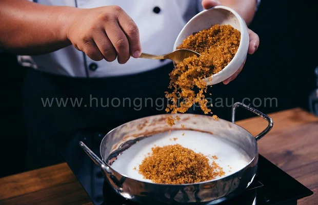 nấu nước đường bánh nướng