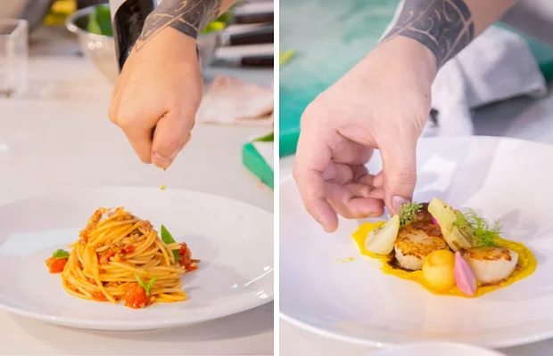 2 món ăn Chef Cẩm Thiên Long