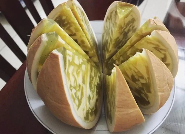 bánh flan dừa hấp dẫn