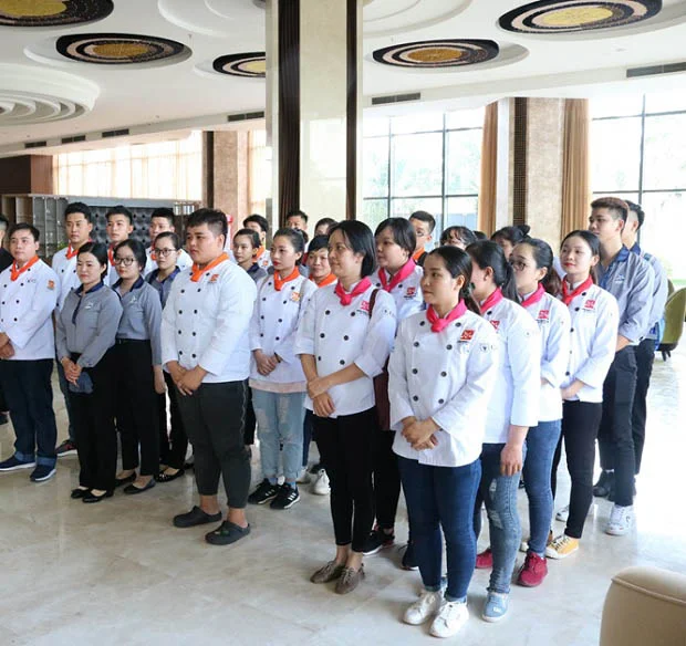 Các bạn học viên tập trung