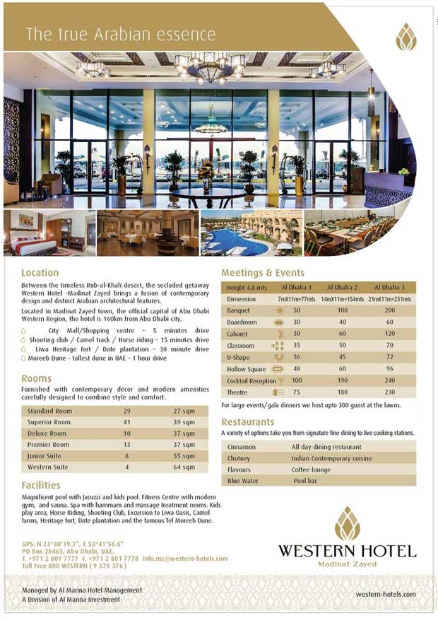 các mẫu factsheet đẹp trong khách sạn