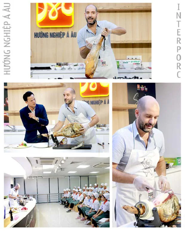 Chef Rubén giới thiệu thịt heo trắng Tây Ban Nha