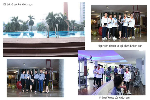 khu vực Fitness và Bể bơi