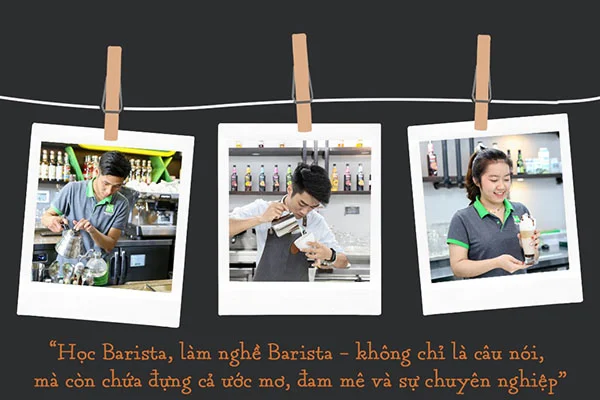 làm nghề barista