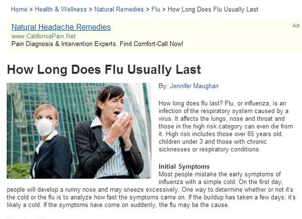 ví dụ về trang có eat thấp