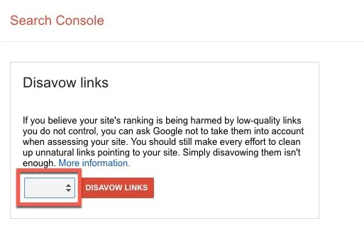 chon-website-trong-google-disavow-tool