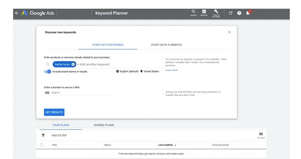 nghiêng cứu từ khóa