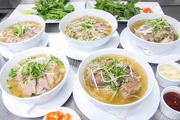 thành phẩm học viên lớp phở bò
