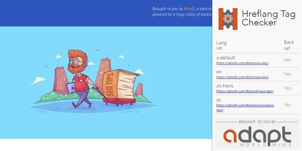 Hreflang Tag Checker