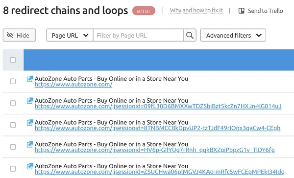 chuyển hướng link