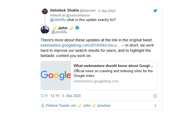 twitter John Mueller