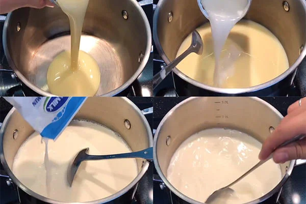 cách nấu sữa chua nếp cẩm