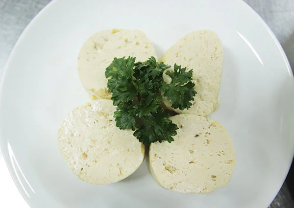 thành phẩm chả lụa chay