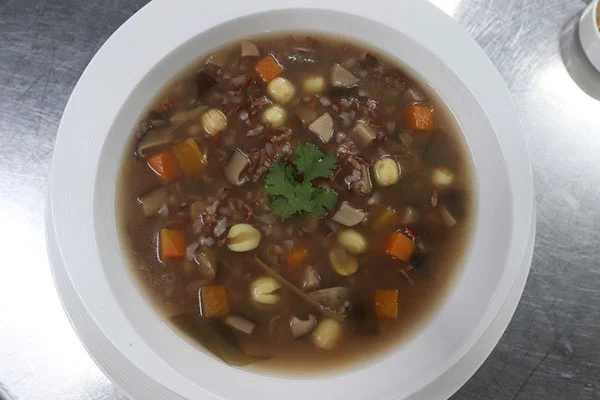 cháo gạo lứt hạt sen bổ dưỡng