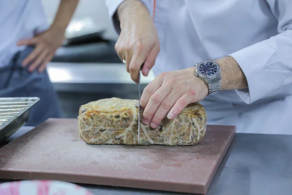 định hình pate không bị bể khi cắt, không bị khô