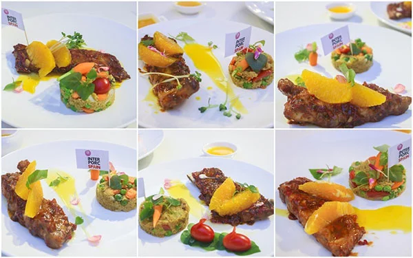 thành phẩm món ăn do các nhóm thực hiện