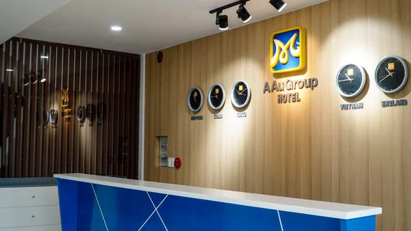 phòng thực hành lễ tân Á Âu