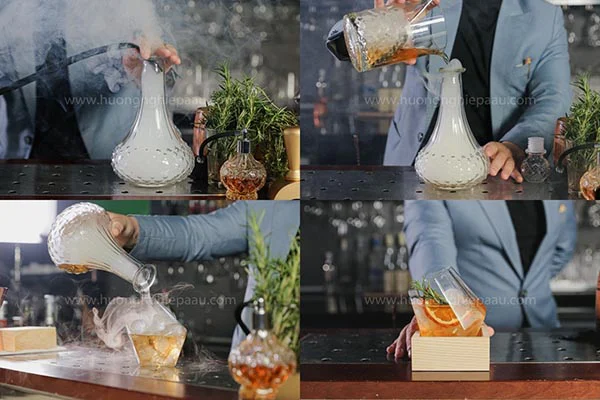 Thêm khói vào thức uống