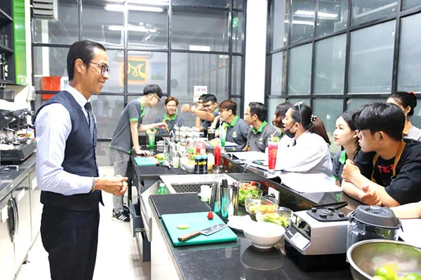 bước cơ bản trong pha chế