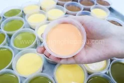 cách mix nhiều vị flan