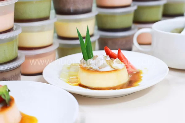 học làm bánh flan