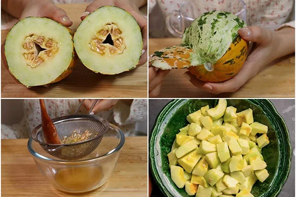 tận dụng cả phần nước mật dưa