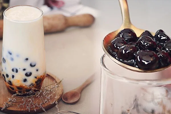 Thành phẩm sữa chua trân châu đường đen