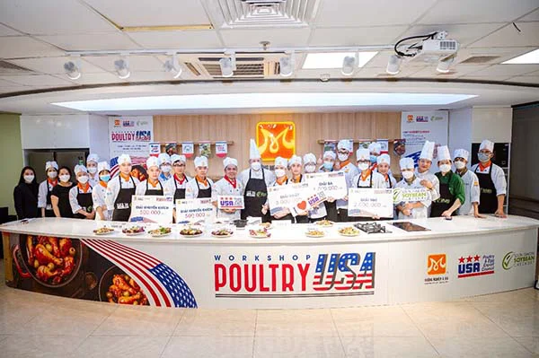 workshop poultry usa về gà mỹ cùng chuyên gia ẩm thực