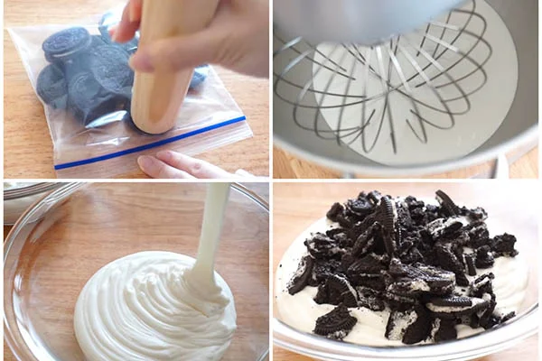 Cách làm kem oreo đơn giản