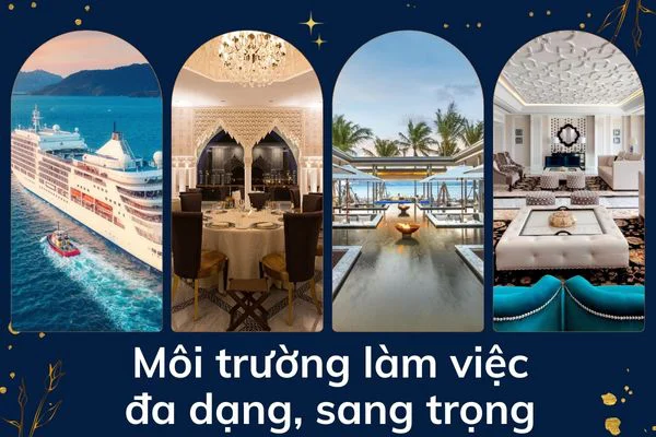 môi trường làm việc quản trị khách sạn