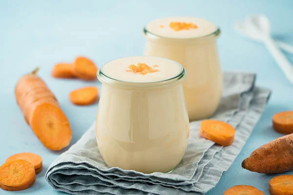 Sinh tố cà rốt sữa chua béo