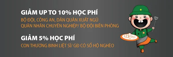 chính sách giảm học phí cho các học viên đặc biệt