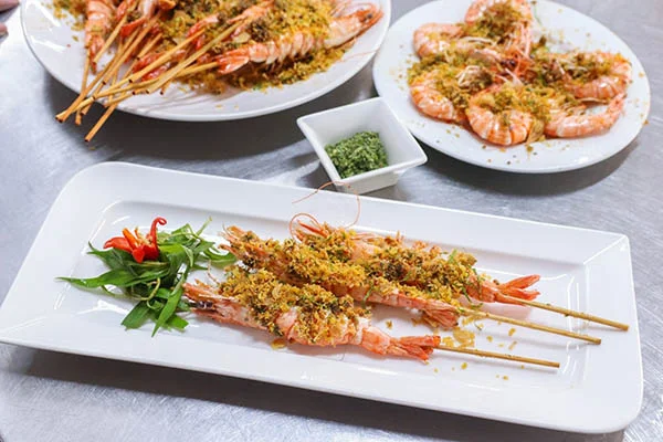 Tôm rang muối hấp dẫn