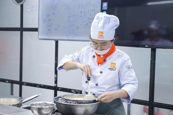 thực hành các công đoạn nấu