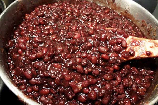 Thành phẩm đậu đỏ sên