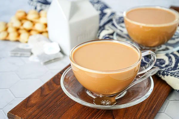 Thành phẩm trà sữa nóng