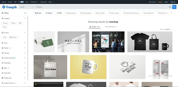 quy trình tạo file mockup đơn giản